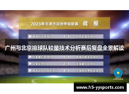 广州与北京排球队较量技术分析赛后复盘全景解读